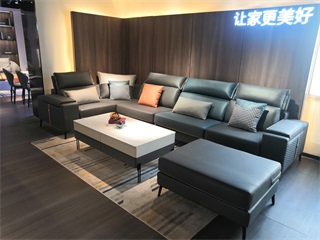 【品上佳】极简 科技布+高回弹海绵+坐垫反面是凉席材质 U型 沙发